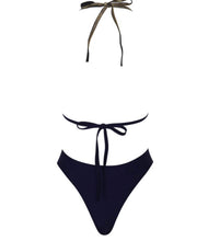Load image into Gallery viewer, Larissa One Piece Swimsuit (Navy and Gold)
