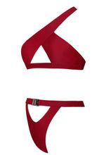 Load image into Gallery viewer, Hydra Red Two Piece Swim Suit
